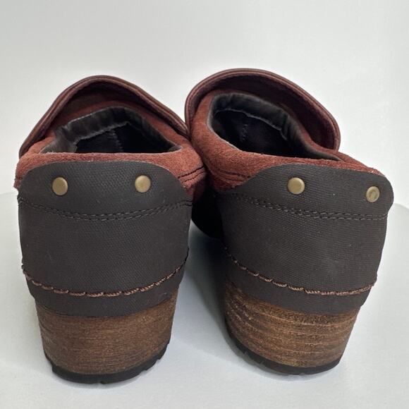 Merrell Shiloh Leather Harness Mule Slip-On Clogs western cowgirl brown 10 - Picture 5 of 14